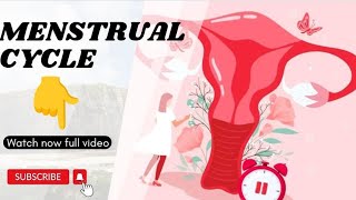 Menstrual cycle  Periods  sign and symptomsEducation [upl. by Glaudia880]