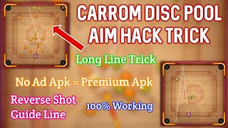 Carrom disc pool aim hack 2024  Latest long line hack [upl. by Igiul]