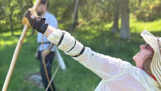 Saint Erik at the Marks 2023  English longbow competition in medieval military archery [upl. by Ayotal]