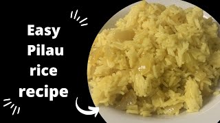 Easy Pilau rice recipe [upl. by Dalis]