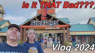 Worst Operations In the Country Six Flags Darien Lake Vlog amp Review 2024 [upl. by Hadias]