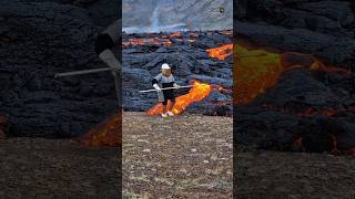 Collecting Lava Sample 😱 [upl. by Sunny133]