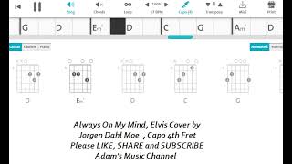 Elvis Always On My Mind Cover by Jorgen Dahl Moe [upl. by Aynotan]