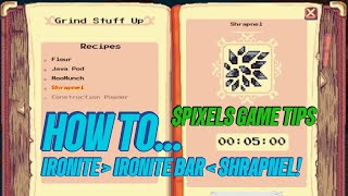 HOW TO GET IRONITE IRON BAR SHRAPNEL PIXELS [upl. by Turmel339]