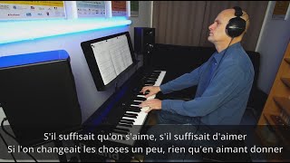 Céline Dion  Sil suffisait daimer  Piano  KARAOKE [upl. by Kenny]