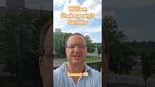 William Shakespeares Sonnets  Sonnet 18 williamshakespeare sonnet18 [upl. by Sarazen]