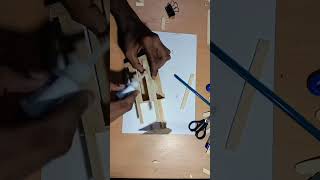 Building a ship using icecream sticks part1 [upl. by Estas376]