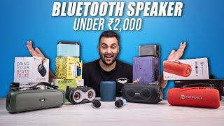 I Bought all the Best Bluetooth Speaker Under 2000 Rupees  RANKING [upl. by Ahsien]