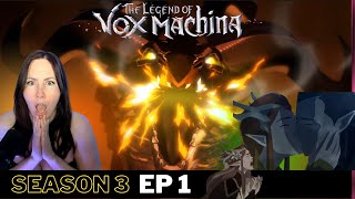 The Legend Of Vox Machina Season 3  Ep 1 Reaction A Deadly Bargain  Critical Role [upl. by Anastice]