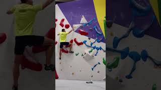 Bouldering 6c Dyno on crimps climbing bouldering [upl. by Zoller]