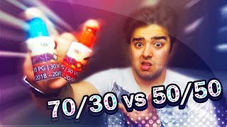 ELiquid 7030 vs 5050 PGVG  Comparación [upl. by Euf]