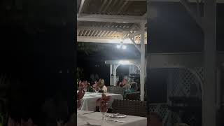 Live music at hawksbill resort while drinking 🍺🍸🍹sourlyrics shorts antigua vacation [upl. by Orsola]