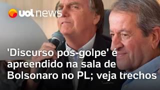 Discurso pósgolpe estava na sala de Bolsonaro no PL e tem parecer de Ives Gandra veja trechos [upl. by Ninahs710]