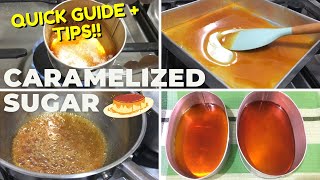 HOW TO CARAMELIZE SUGAR FOR FLAN 🍮 IN 3 EASY WAYS  TIPS FOR PERFECT CARAMEL  LECHE FLAN ARNIBAL [upl. by Atrice908]