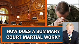 How Does a Summary Court Martial Work  Bilecki Law Group [upl. by Keverne]