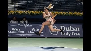 2018 Dubai Second Round  Elina Svitolina vs Wang Qiang  WTA Highlights [upl. by Topping]