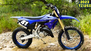 First Ride ALL NEW 2023 YAMAHA YZ125X [upl. by Treharne]