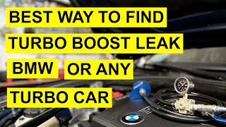 Best Way To Find A Turbo Boost Leak On BMW N20 N26 Engines [upl. by Aronas]