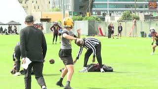 Sights and sounds from ASUs Thursday spring practice 03282024 [upl. by Lotty]