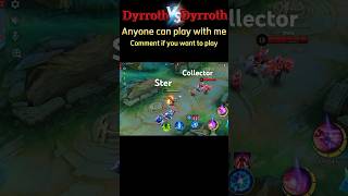 Dyrroth vs Dyrroth 1v1 Custom Matchcollector skin mobilelegends dyrothmlbb dyrroth 1v1montage [upl. by Conyers]