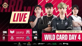 LIVE  DAY 4  Wild Card Stage M5 World Championship ENG [upl. by Landre]