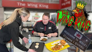 Trying The KING of WINGS in WALES [upl. by Ahsilla]