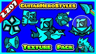 ¡GUITARHEROSTYLES TEXTURE PACK V6 HIGH amp MEDIUM ANDROID amp STEAM By Me — Geometry Dash 2207 [upl. by Donnie]