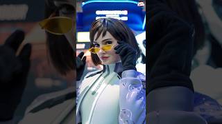 😍 DVa LIFE SIZED MECH COSPLAY 🤖  Gamescom 2024 shorts [upl. by Yrellih]