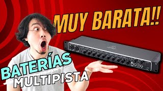 Cómo GRABAR batería en estudio CASERO y BARATO con la Behringer UMC 1820 [upl. by Aggarwal]