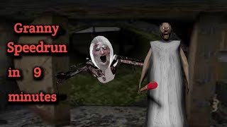 Granny sewer escape in 9 minutes granny notdarkgaming technogamerzgranny [upl. by Htes]