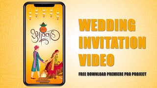 Wedding Invitation Video Templates Free Download Premiere Pro [upl. by Virendra]