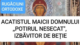 Acatistul Potirul Nesecatquot al MAICII DOMNULUI IZBĂVITOR DE BEȚIE [upl. by Stilu]