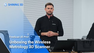 FreeScan UE Pro2 Unboxing the Wireless Metrology 3D Scanner [upl. by Ennayhs478]