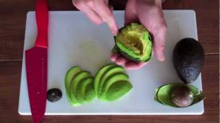 How to Cut Perfect Avocado Slices [upl. by Noonberg]