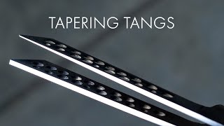 How we taper tangs [upl. by Hsirahc807]