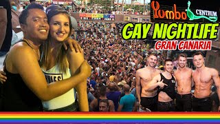 YUMBO CENTER GRAN CANARIA GAY CENTER NIGHTLIFE  GAY BARS CLUBS PARTY [upl. by Tergram]