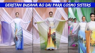 SUKA LUKISAN LANDMARK NEGARA MANADeretan Ao Dai Para Kontestan Miss Cosmo International 2024 [upl. by Nomaid139]