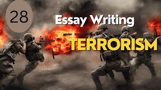 Growing Threat of Terrorism Essay Writing II Essay on Terrorism II essays [upl. by Amaso]