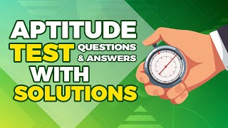 How to Pass Aptitude Test Questions with Answers and Solutions [upl. by Gilmour418]