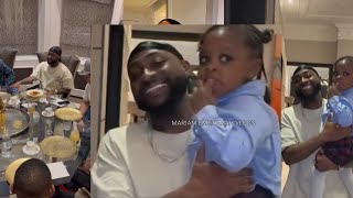 Chioma Absent Davido Carry his Daughter amp Zlatan to attend Celebrity Pastor Tobi Birthday party [upl. by Aenea402]