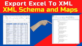 How to Export Excel Table to XML data [upl. by Ayatnwahs]