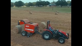 Maschio 4X4 Entry 120 and 4X5 Entry 150 Round Baler PM inspection and net wrap system repair [upl. by Eidroj]