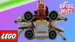 Lego Star Wars XWing Fighter Microfighters DEMO deutsch Luke Skywalker R2D2 [upl. by Garibold426]