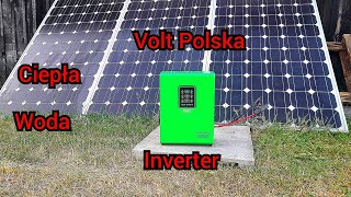 Photovoltaic converter for water heating Off grid direct electricity from Volt Polska panels [upl. by Akirej]