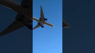 United 777 fly over [upl. by Aydne775]