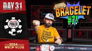 UNBELIEVABLE BRACELET RUN in the 50000 PPC   Daniel Negreanu 2024 WSOP VLOG Day 31 [upl. by Nahgeem]