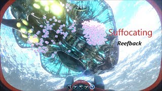 Taming a Reefback By Elevating it with 400 Floaters and Brutally Suffocating it  Subnautica [upl. by Akiwak]