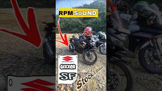 Pure Exhaust Sound 💥 Suzuki Gixxer sf 150 😱 Double Barrel Exhaust 🤯 trending shorts shortvideo [upl. by Eydie]