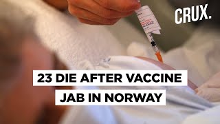 Vaccine Side Effect Norway Sounds Alarm As 23 Elderly Patients Die After Receiving Pfizer Vaccine [upl. by Sucram]