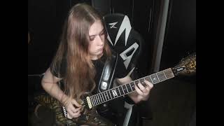 Necrophagist  stabwound solo necrophagistdeathmetalguitarsolo [upl. by Eilah]